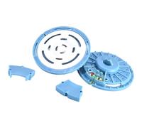 Set di ricambio per driver per cuffie, alloggiamento in ABS da 44 mm per cuffie On-Ear in PP, 2 unità driver rotonde con clip per la riparazione delle cuffie, coppia di ricambio sulle parti