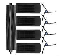 Set di ricambio per Ecovacs per DEEBOT X2 per OMNI Pro - Rullo principale, spazzole laterali e filtro lavabili - 9 accessori per robot aspirapolvere