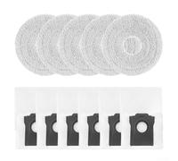 Set di ricambio per mocio e sacchetto antipolvere per Cecotec per Conga X50 X Treme, 5 panni e 6 sacchetti realizzati per supportare un flusso d'aria efficiente e un'igiene del pavimento