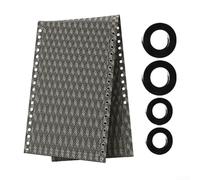 Set di ricambio per sedie a sdraio in tessuto resistente e corda elastica, costruito per resistere all'acqua e all'esposizione ai raggi UV (B)