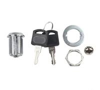 Set di ricambio per serratura a camma tubolare, per armadietti e camper, con 2 chiavi per ogni struttura in lega di zinco, confezione da 2 (20 mm)