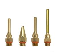 Set di ricambio per ugelli per colla a caldo, 4 pezzi, con design anti goccia, materiale in rame per una maggiore durata