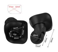 Set di ricambio ruote per valigie robuste 1 paio di plastica per valigie trolley