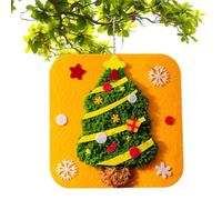 Set di ricami natalizi fai da te, kit di cucito per bambini, simpatici progetti di cucito con animali, artigianato semplice con istruzioni in inglese, per ragazze, bambini, bambini, principianti, età