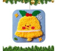 Set di ricami natalizi fai da te, kit di cucito per bambini, simpatici progetti di cucito con animali, artigianato semplice con istruzioni in inglese, per ragazze, bambini, bambini, principianti, età