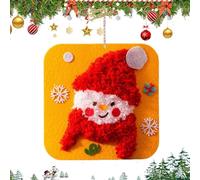 Set di ricami natalizi fai da te, kit di cucito per bambini, simpatici progetti di cucito con animali, artigianato semplice con istruzioni in inglese, per ragazze, bambini, bambini, principianti, età