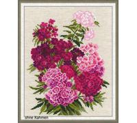 Set di ricami Riolis per ricamo a punto croce "morning rose", motivo a contare