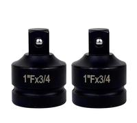 Set di Riduttori per Bussole a Impatto, 2 Pezzi in Acciaio al Cromo-molibdeno, Adattatori di Conversione per Bussole e Avvitatori a Impatto(1FX3/4)