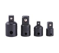 Set di riduttori per prese, 4 pz Set di cacciaviti per convertitori 1/2 ", 3/8", 1/4 "Adattatori per chiavi a bussola da maschio a femmina 1/2" (M) - 3/8 "(F), 3/8" (M) - 1/4 "(F)