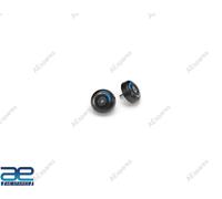 Set di rifinitori per estremità barra nera per Royal Enfield Interceptor Bear...