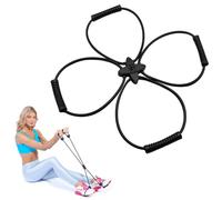 Set di riformatori da pilates Coreplus, Core Cross Pilates Reformer, nastro di resistenza per pilates, per fitness e yoga, ideale per costruzione muscolare e flessibilità, nero