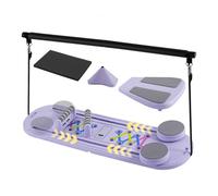Set di riformatori per pilates, 6 in 1, per l'allenamento a casa, per addominali e ginocchia, macchina portatile e pieghevole per pilates