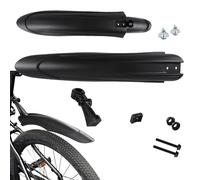 Set di rifugio per biciclette: protezione verticale a velocità rapida per ruota anteriore e posteriore | Ampia protezione antipioggia per mountain bike, deflettori di terra per pneumatici