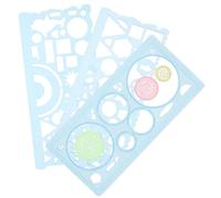 Set di Righelli da Disegno Multifunzione per Geometria e Modelli | PP Leggero e Portatile, Resistente alla Rottura, per Progettisti e Professionisti, Uso Ingegneristico