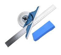 Set di righelli di misurazione multiuso in lega di alluminio ad alta resistenza da 300 mm per modelli e costruzioni, strumento per la lavorazione dei metalli