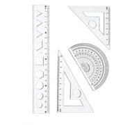 Set di Righelli Flessibili in Plastica, Set 4 righelli morbidi - Semplice | Materiale in plastica, Set Plastica, Disegno tecnico preciso, Per Junior