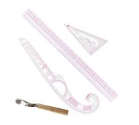 Set di righelli for la classificazione dei modelli curve francesi, set strumenti for il disegno, cucito e l'artigianato, for sartoria, fai da te, abbigliamento(Style 1)