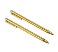Set di rilevatori professionali in ottone per rabdomanzia, lunghezza 57 cm, strumento di misurazione con asse centrale regolabile per il rilevamento di risorse sotterranee