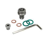 Set di riparazione autofilettante per vasca dell'olio, vite di scarico oversize per auto (M12,1-1,25 x 15 mm)