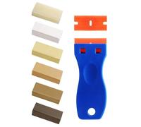 Set di riparazione di cera dura, laminato/parquet/piastrelle/vinile, riparazione di mobili, cera di quercia, cera per legno, riparazione di stucco per graffi, danni, fori di riparazione, riparazione,