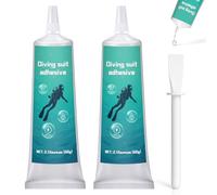 Set di riparazione in neoprene da 120 g, resistente all'acqua salata e all'allungamento ripetuto, appositamente progettato per la riparazione di Wathosen, mute, gommoni in PVC, vinile e attrezzature