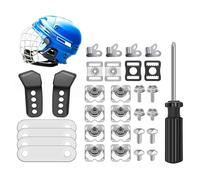 Set di riparazione per accessori da baseball, 31 pezzi, clip per visiera di | Calcio Hardware Set Adattatore Adatto Per Principianti Adulti Uomini Donne Sport All'aperto