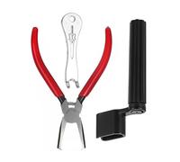 Set di riparazione per chitarre con manovella e estrattore portapenne, in metallo e struttura ABS, per pinze acustiche e chitarre elettriche