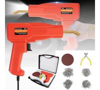 Set di riparazione per paraurti in plastica, con 800 morsetti caldi, 150 W, saldatrice con pinza, piatta/esterna/interno
