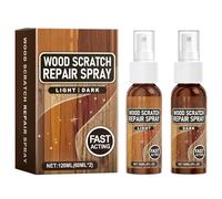 Set di riparazione per pavimenti in laminato, per la riparazione di parquet, riparazione di mobili, riparazione laminato, graffi, lucidatura, parquet, 60 ml, 2 pezzi