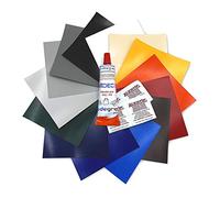 Set di riparazione teloni per camion, con adesivo in PVC, dimensioni: 30 x 90 cm (blu oltremare, 30 cm x 90 cm)