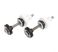 Set di riparazione WC con guarnizione e bulloni in acciaio inox per una rapida ed efficace risoluzione delle perdite