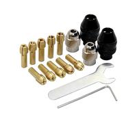 Set di riseggi per trapano, set di rischi Chuck,Collet di Chuck CHUCK CAMBIAMENTO | Sostituzione del gambo senza chiave 1/32-1/8 pollici per lo strumento rotante, per perforazione