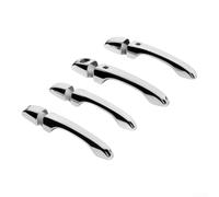 Set di rivestimento esterno cromato per Chrysler 300 dal 2011 (argento) | Plastica ABS, resistente alla deformazione, durevole, protegge le maniglie originali, 8 pezzi per set