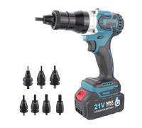 Set di rivetti elettrici senza fili, rivettatrice automatica, portatile, per dadi M3, M4, M5, M6, M8, M10, M12