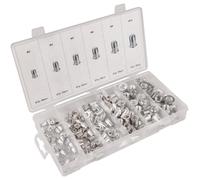 Set Di Rivetti In Alluminio Assortiti M3 - M10, 150 Pezzi - D03558