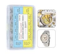 Set di rondella per riparazione orologi - Anelli di guarnizione per corona per orologio manuale con scatola | Kit di riparazione orologio completo con strumenti a clip, impermeabili, p