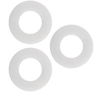 Set di rondelle di tenuta per valvole di scarico in silicone, 3 pezzi, compatibili con Geberit 816.418.00.1, diaframma di ricambio trasparente per riparazione cisterna del WC, guarnizione durevole per