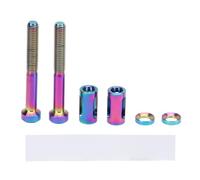 Set di rondelle per bulloni per montaggio su computer, kit di viti di estensione per montaggio su computer colorato in lega Ti lega Ti colorato leggero universale adatto per vari