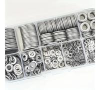 Set Di Rondelle Piatte in Acciaio Inossidabile 304 Da 580 Pezzi Perfette per La