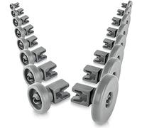 Set di rotelle lavastoviglie cestello cesto superiore inferiore universale adatte a molte cestello lavastoviglie ricambi lavastoviglie rex