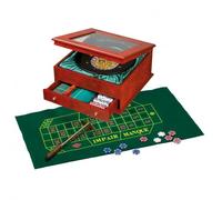 Set Di Roulette - Cassetta In Legno - Design In Radica