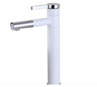 Set di rubinetti del bacino da bagno 360 rubinetto a bacino rotante gratuito manico singolo mixer da bagno tocco di lavandino freddo, bianco alto Beauty Comes