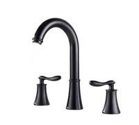 Set di rubinetti per lavabo con acqua calda e fredda per lavabo del bagno, facile installazione e finitura durevole