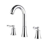 Set di rubinetti per lavabo con acqua calda e fredda per lavabo del bagno, facile installazione e finitura durevole