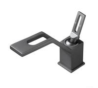 Set di rubinetti per lavabo con controllo a doppia temperatura, struttura in ottone per una maggiore durata, design a risparmio idrico, grigio satinato (grigio satinato)