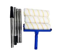 Set di rulli a colori | Strumento di pittura professionale con stelo pull -out | Rinnovamento pratico e fai-da-te per mobili, design a parete, decorazione della camera, lavoro a soffitto e d