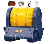 Set di rulli elettrici per lucidatura della pietra, timer da 5 giorni, contenitore adesivo separato, design a riduzione del rumore, adatto per lucidare gemme e minerali geologici