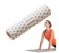 Set di rulli manuali in schiuma per il corpo, 1500 g, con bastone massaggiante, rullo in schiuma per massaggio, rullo in schiuma a griglia per esercizi e stretching muscolare