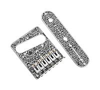 Set di rulli per chitarra con 6 fasce e piastra di controllo a 3 vie, stile vintage, per chitarre elettriche a 6 corde