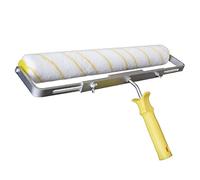 Set di rulli per pittura da 20 pollici, Manicotto per rullo per vernice in microfibra, Staffa per rullo espandibile, per dipingere pareti e soffitti (Capelli lunghi)